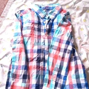 Boys wonder nation button up
